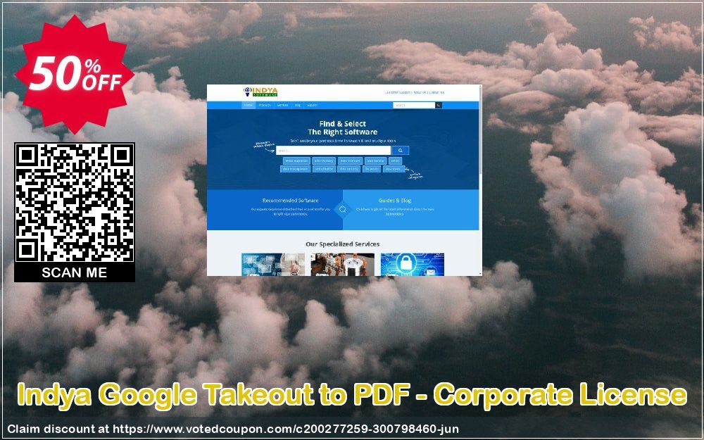 Indya Google Takeout to PDF - Corporate Plan Coupon, discount Coupon code Indya Google Takeout to PDF - Corporate License. Promotion: Indya Google Takeout to PDF - Corporate License offer from BitRecover