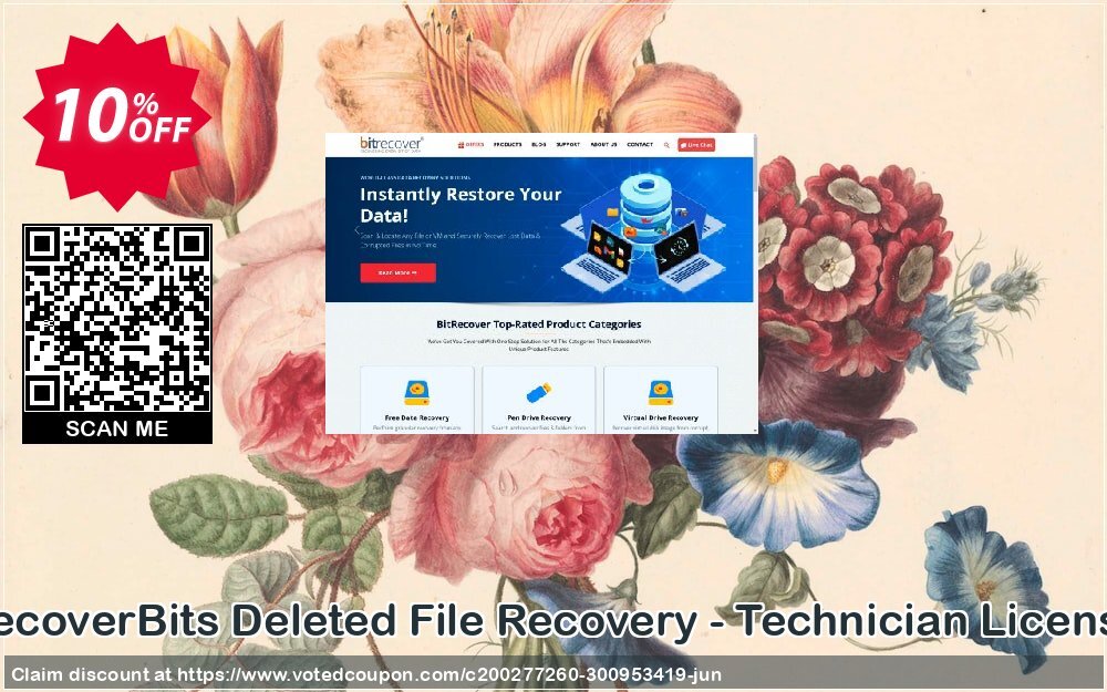 RecoverBits Deleted File Recovery - Technician Plan Coupon, discount Coupon code RecoverBits Deleted File Recovery - Technician License. Promotion: RecoverBits Deleted File Recovery - Technician License offer from RecoverBits