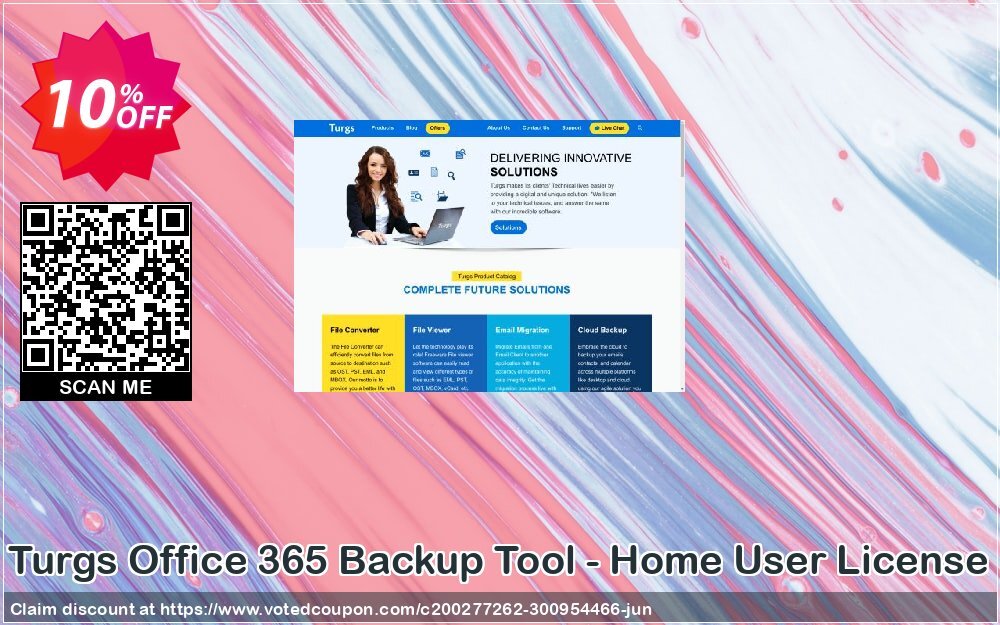 Turgs Office 365 Backup Tool - Home User Plan Coupon, discount Coupon code Turgs Office 365 Backup Tool - Home User License. Promotion: Turgs Office 365 Backup Tool - Home User License offer from Turgs