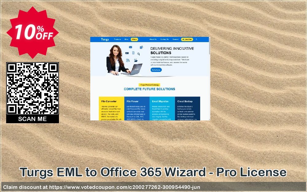 Turgs EML to Office 365 Wizard - Pro Plan Coupon, discount Coupon code Turgs EML to Office 365 Wizard - Pro License. Promotion: Turgs EML to Office 365 Wizard - Pro License offer from Turgs
