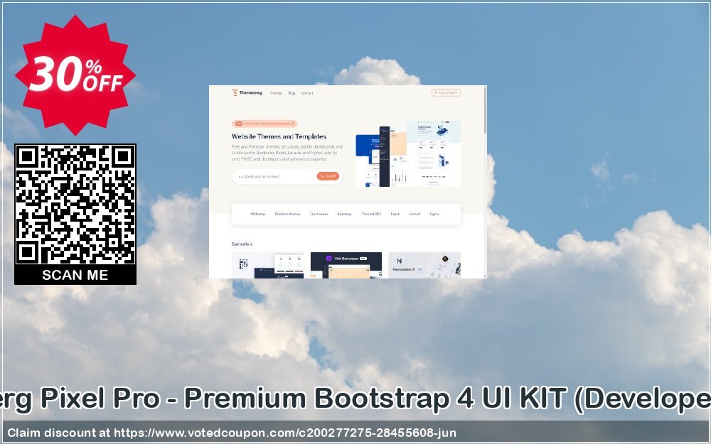 Themesberg Pixel Pro - Premium Bootstrap 4 UI KIT, Developer Plan  Coupon, discount Pixel Pro - Premium Bootstrap 4 UI KIT (Developer License) Excellent sales code 2024. Promotion: Excellent sales code of Pixel Pro - Premium Bootstrap 4 UI KIT (Developer License) 2024
