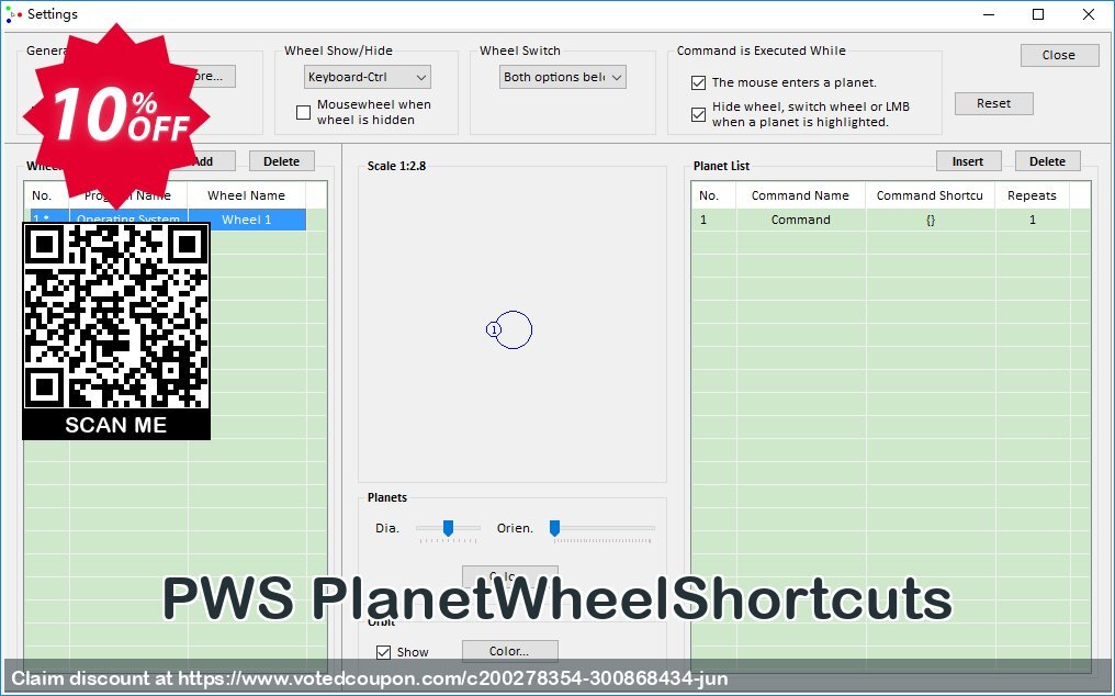 PWS PlanetWheelShortcuts Coupon, discount 10% OFF PWS PlanetWheelShortcuts, verified. Promotion: Marvelous deals code of PWS PlanetWheelShortcuts, tested & approved