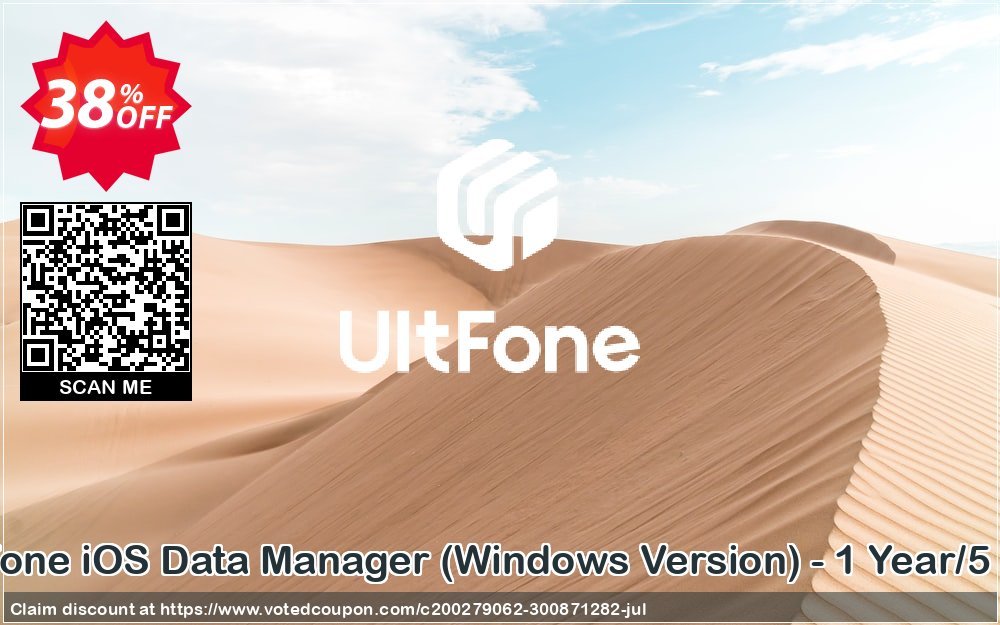 UltFone iOS Data Manager, WINDOWS Version - Yearly/5 PCs Coupon, discount Coupon code UltFone iOS Data Manager (Windows Version) - 1 Year/5 PCs. Promotion: UltFone iOS Data Manager (Windows Version) - 1 Year/5 PCs offer from UltFone