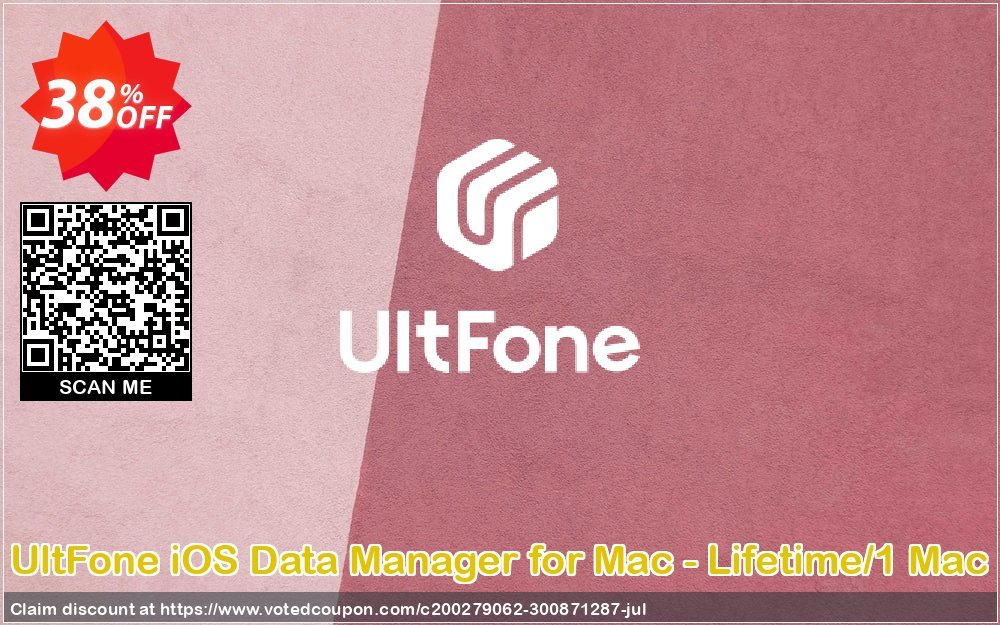UltFone iOS Data Manager for MAC - Lifetime/1 MAC Coupon Code Jun 2024, 31% OFF - VotedCoupon