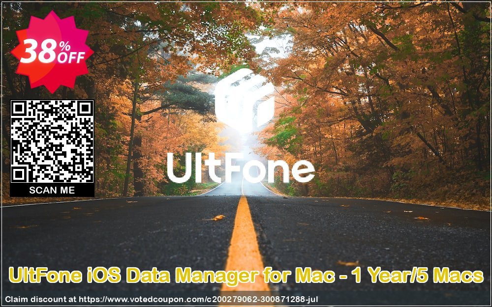 UltFone iOS Data Manager for MAC - Yearly/5 MACs Coupon, discount Coupon code UltFone iOS Data Manager for Mac - 1 Year/5 Macs. Promotion: UltFone iOS Data Manager for Mac - 1 Year/5 Macs offer from UltFone