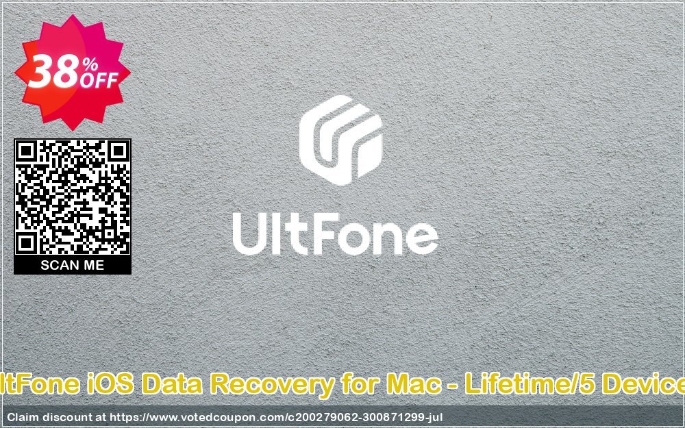 UltFone iOS Data Recovery for MAC - Lifetime/5 Devices Coupon Code Jun 2024, 31% OFF - VotedCoupon