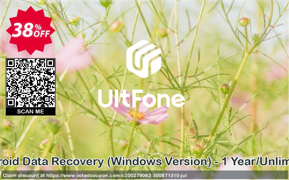 UltFone Android Data Recovery, WINDOWS Version - Yearly/Unlimited Devices Coupon, discount Coupon code UltFone Android Data Recovery (Windows Version) - 1 Year/Unlimited Devices. Promotion: UltFone Android Data Recovery (Windows Version) - 1 Year/Unlimited Devices offer from UltFone