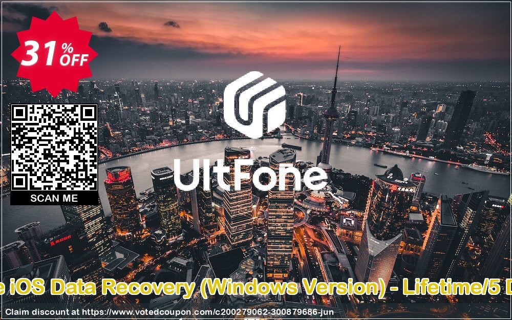 UltFone iOS Data Recovery, WINDOWS Version - Lifetime/5 Devices Coupon, discount Coupon code UltFone iOS Data Recovery (Windows Version) - Lifetime/5 Devices. Promotion: UltFone iOS Data Recovery (Windows Version) - Lifetime/5 Devices offer from UltFone