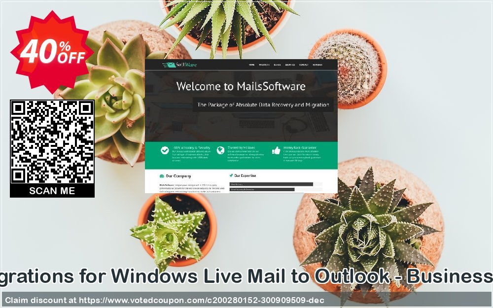 QuickMigrations for WINDOWS Live Mail to Outlook - Business Plan Coupon Code Jun 2024, 40% OFF - VotedCoupon
