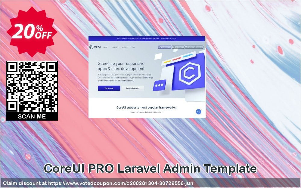 CoreUI PRO Laravel Admin Template Coupon, discount CoreUI PRO Laravel Admin Template Awesome discount code 2024. Promotion: Awesome discount code of CoreUI PRO Laravel Admin Template 2024