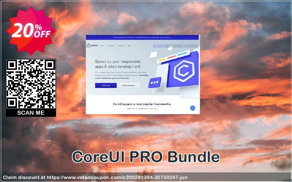 CoreUI PRO Bundle Coupon, discount CoreUI PRO Bundle Wonderful deals code 2024. Promotion: Wonderful deals code of CoreUI PRO Bundle 2024