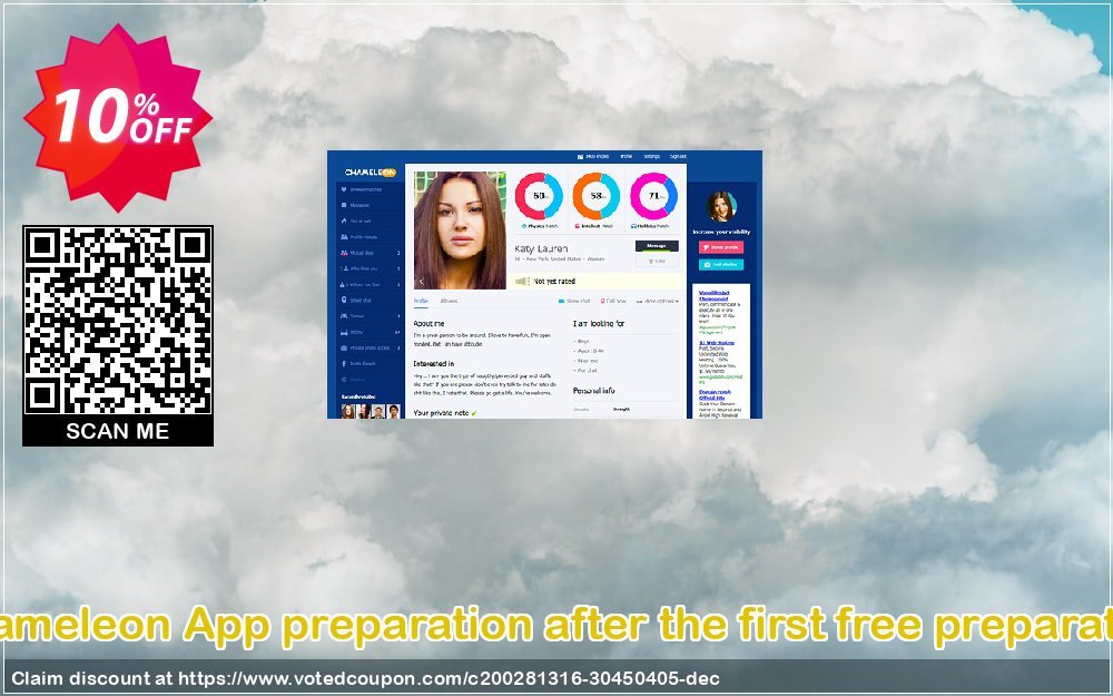 Chameleon App preparation after the first free preparation Coupon, discount App preparation after the first free preparation Stunning deals code 2024. Promotion: Stunning deals code of App preparation after the first free preparation 2024