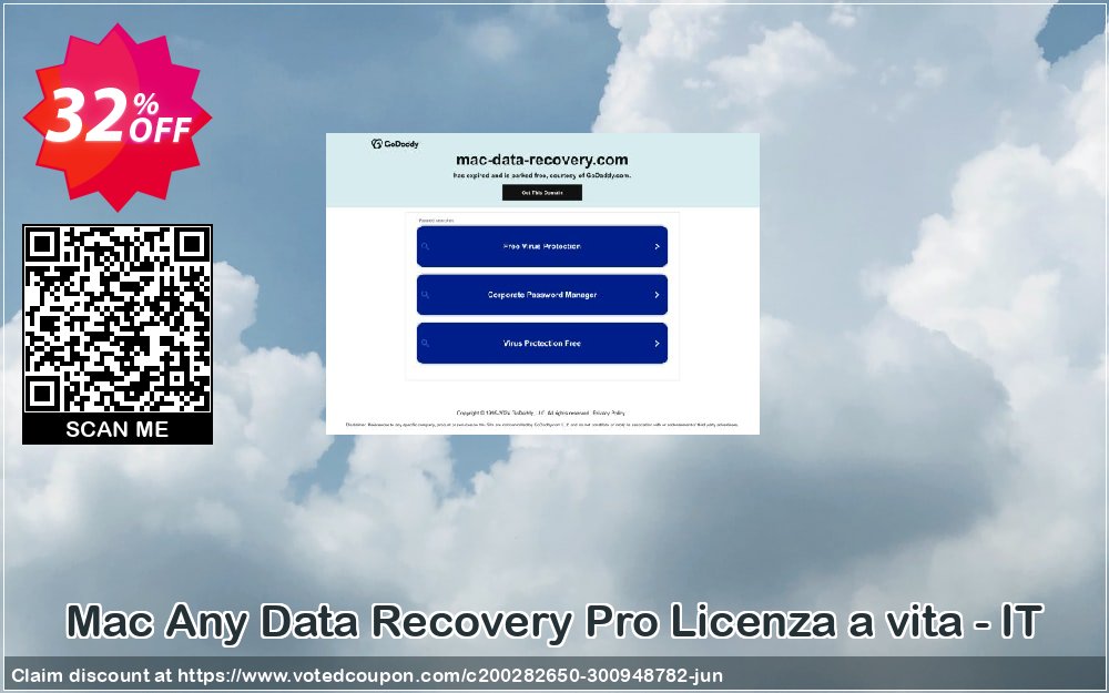 MAC Any Data Recovery Pro Licenza a vita - IT Coupon, discount Mac Any Data Recovery Pro Licenza a vita - IT coupon. Promotion: mac-data-recovery coupon