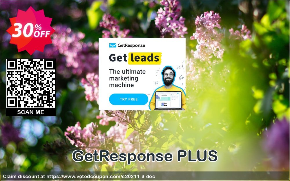 GetResponse PLUS Coupon, discount 30% OFF GetResponse PLUS, verified. Promotion: Super sales code of GetResponse PLUS, tested & approved