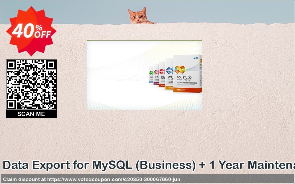 EMS Data Export for MySQL, Business + Yearly Maintenance Coupon Code Jun 2024, 40% OFF - VotedCoupon
