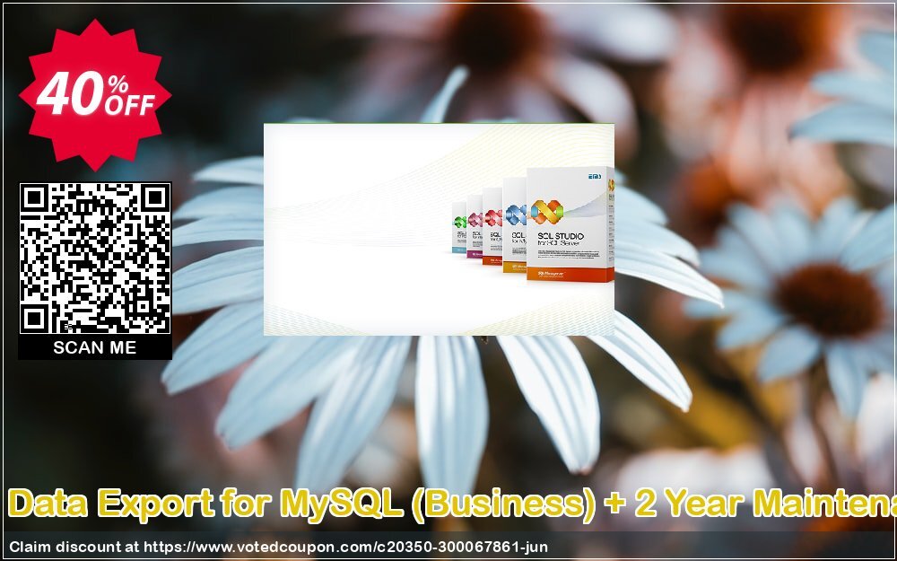 EMS Data Export for MySQL, Business + 2 Year Maintenance Coupon, discount Coupon code EMS Data Export for MySQL (Business) + 2 Year Maintenance. Promotion: EMS Data Export for MySQL (Business) + 2 Year Maintenance Exclusive offer 