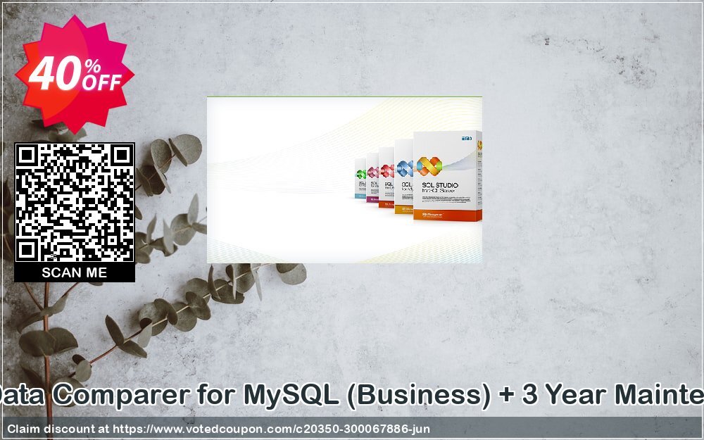 EMS Data Comparer for MySQL, Business + 3 Year Maintenance Coupon, discount Coupon code EMS Data Comparer for MySQL (Business) + 3 Year Maintenance. Promotion: EMS Data Comparer for MySQL (Business) + 3 Year Maintenance Exclusive offer 