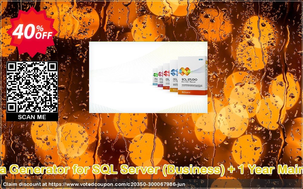 EMS Data Generator for SQL Server, Business + Yearly Maintenance Coupon Code Jun 2024, 40% OFF - VotedCoupon