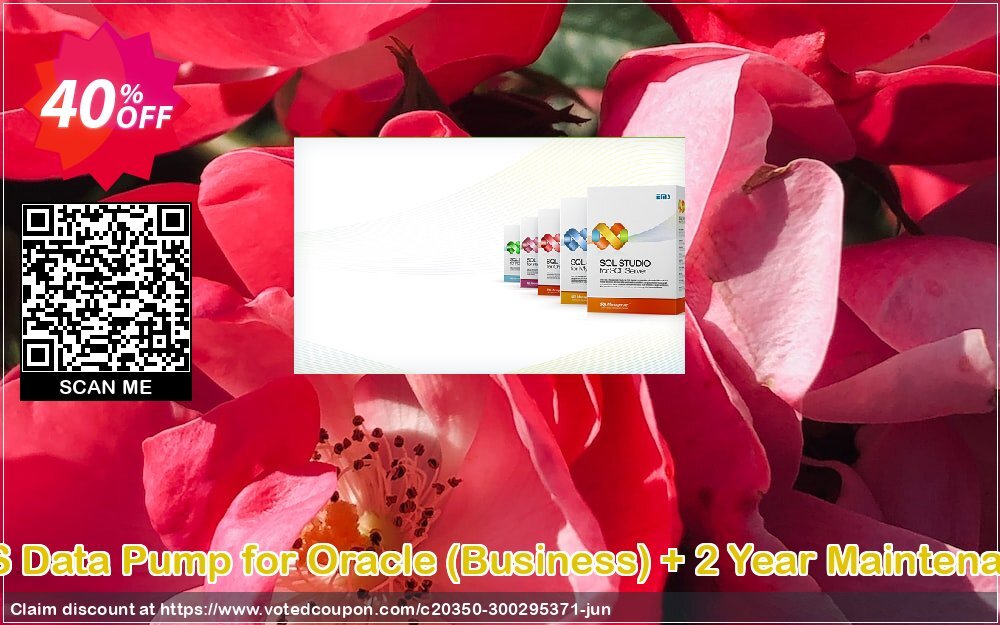 EMS Data Pump for Oracle, Business + 2 Year Maintenance Coupon, discount Coupon code EMS Data Pump for Oracle (Business) + 2 Year Maintenance. Promotion: EMS Data Pump for Oracle (Business) + 2 Year Maintenance Exclusive offer 
