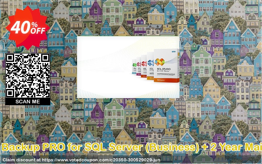 EMS SQL Backup PRO for SQL Server, Business + 2 Year Maintenance Coupon, discount Coupon code EMS SQL Backup PRO for SQL Server (Business) + 2 Year Maintenance. Promotion: EMS SQL Backup PRO for SQL Server (Business) + 2 Year Maintenance Exclusive offer 
