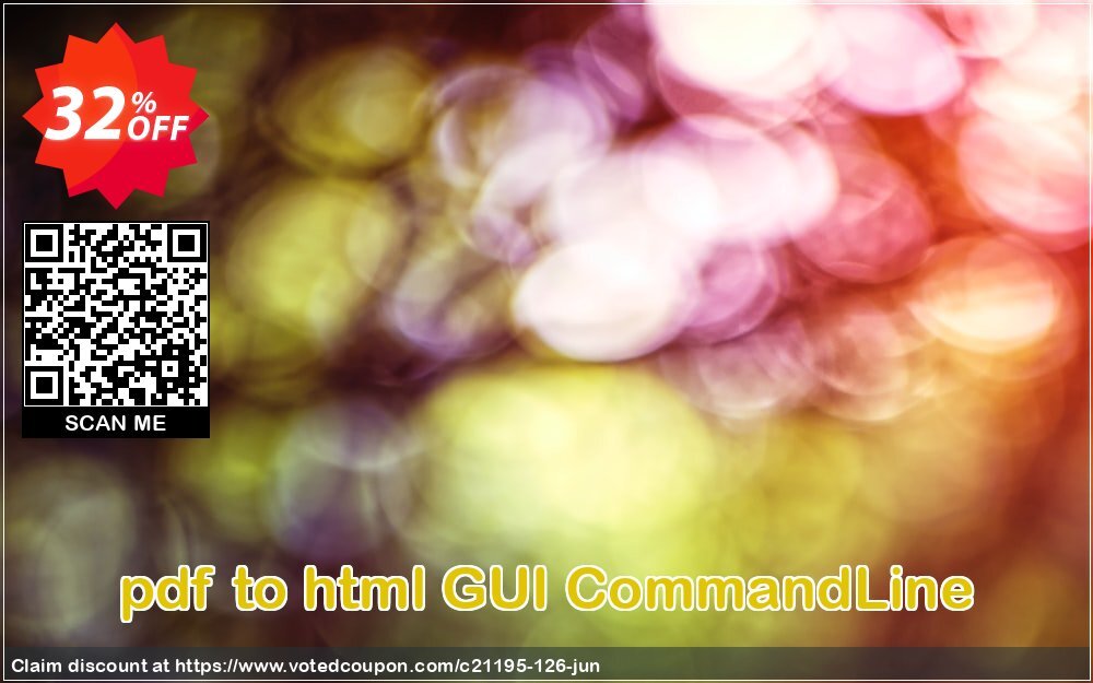 pdf to html GUI CommandLine Coupon, discount all to all. Promotion: 