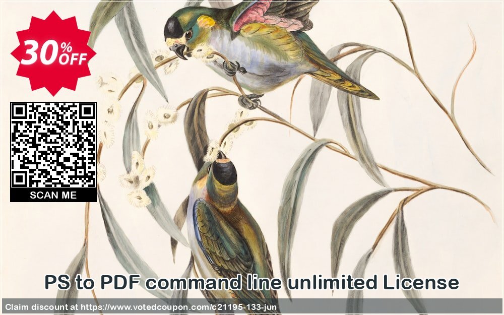 PS to PDF command line unlimited Plan Coupon, discount all to all. Promotion: 
