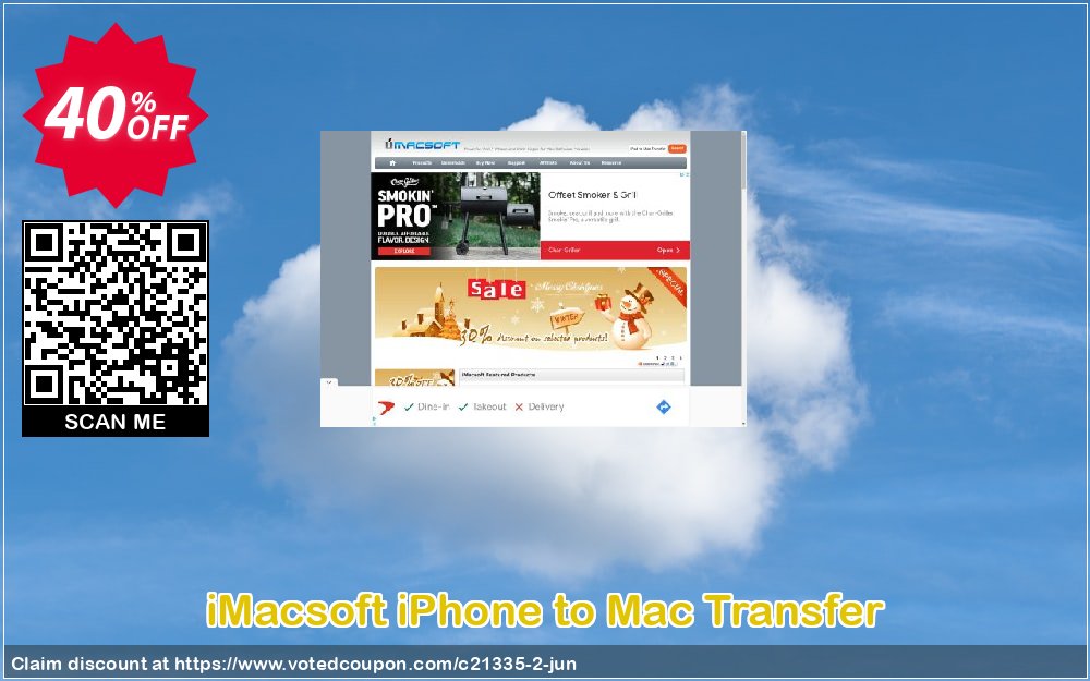 iMACsoft iPhone to MAC Transfer Coupon, discount iMacsoft Software Studio (21335). Promotion: 