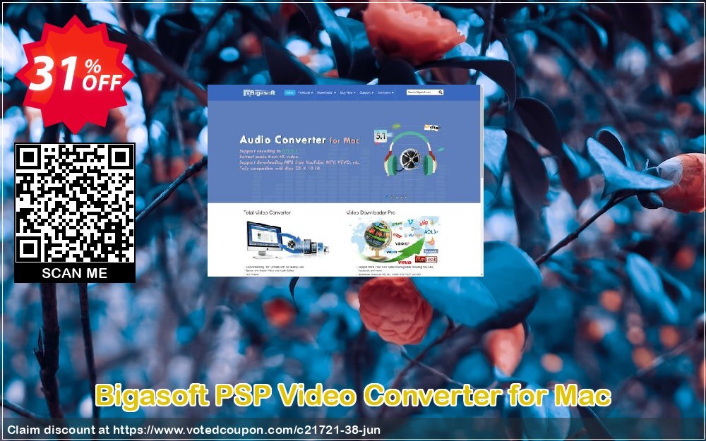 Bigasoft PSP Video Converter for MAC Coupon Code Jun 2024, 31% OFF - VotedCoupon