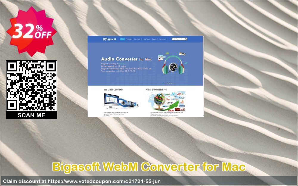 Bigasoft WebM Converter for MAC Coupon Code Jun 2024, 32% OFF - VotedCoupon