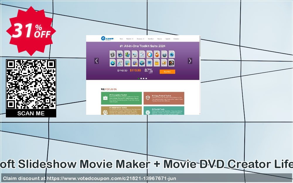 GiliSoft Slideshow Movie Maker + Movie DVD Creator Lifetime Coupon Code Jun 2024, 31% OFF - VotedCoupon