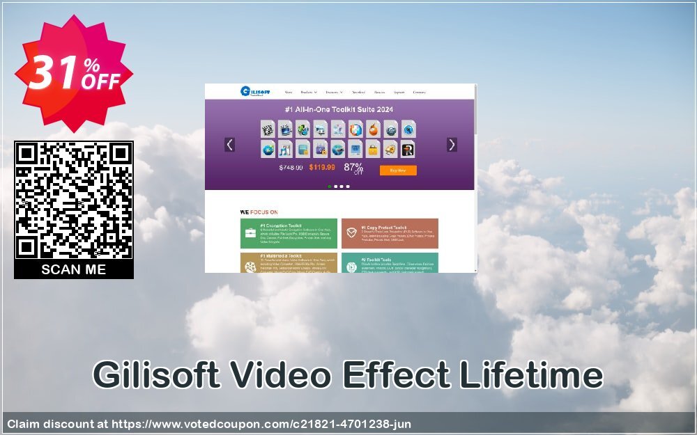 Gilisoft Video Effect Lifetime Coupon Code Jun 2024, 31% OFF - VotedCoupon