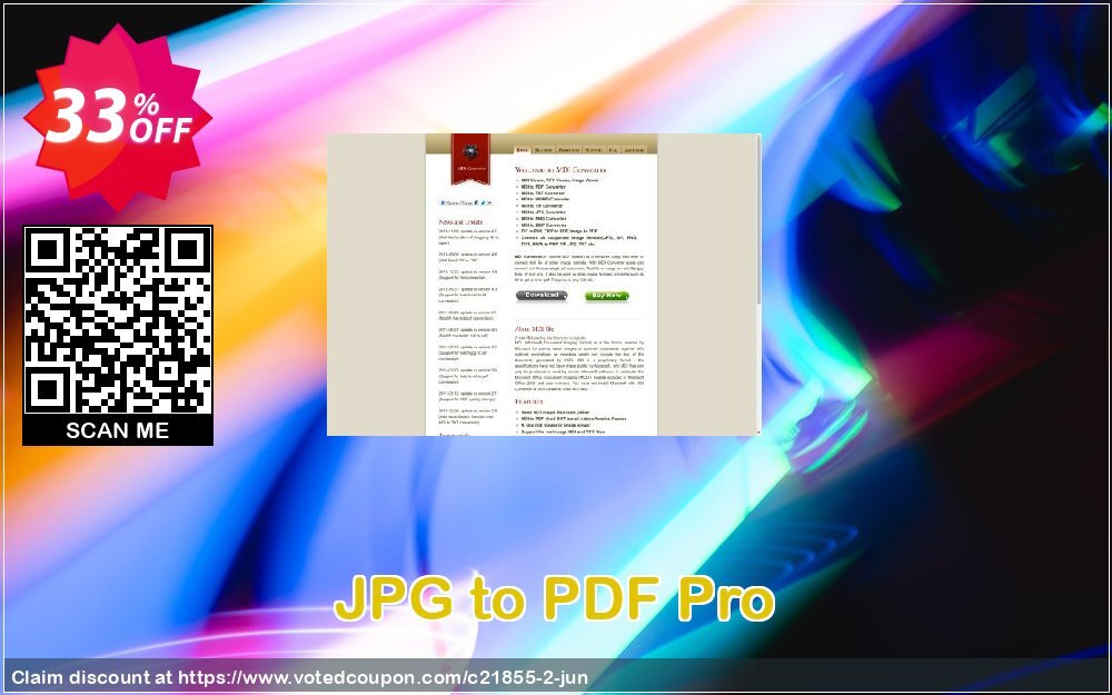 JPG to PDF Pro Coupon, discount MDI Converter coupon code (21855). Promotion: MDI Converter discount