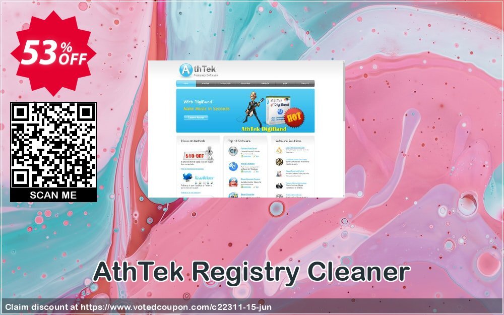 AthTek Registry Cleaner Coupon, discount VIP Special Offer for AthTek Registry Cleaner. Promotion: 20% OFF