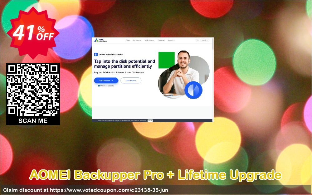 AOMEI Backupper Pro + Lifetime Upgrade
