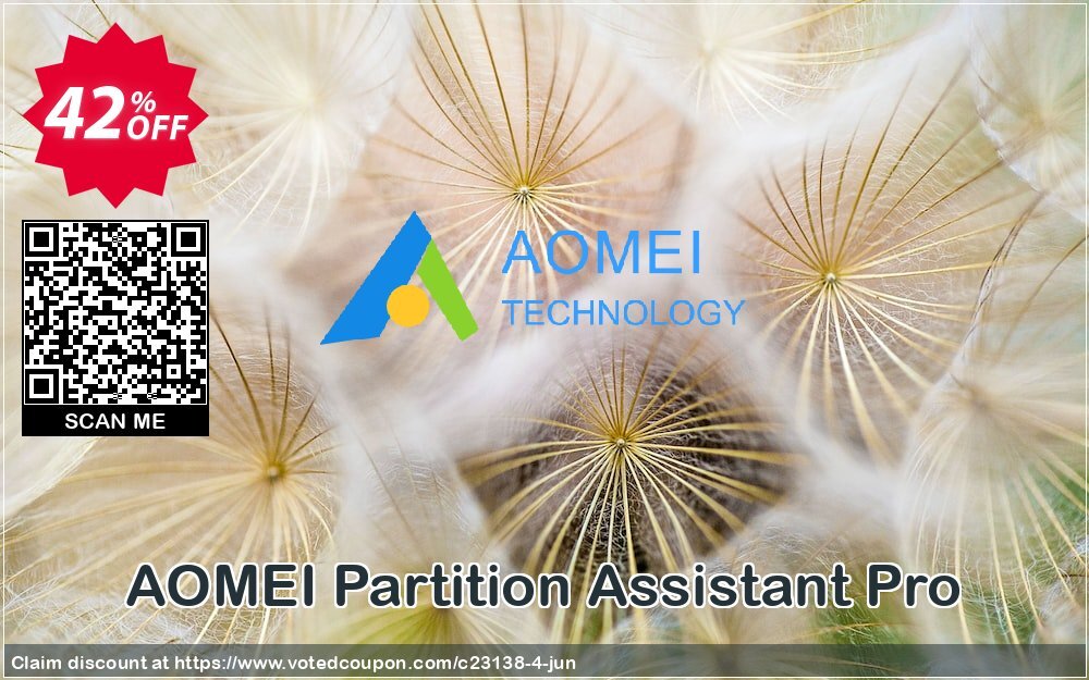 AOMEI Partition Assistant Pro Coupon, discount AOMEI Partition Assistant Professional stirring deals code 2024. Promotion: PA Pro 30% off