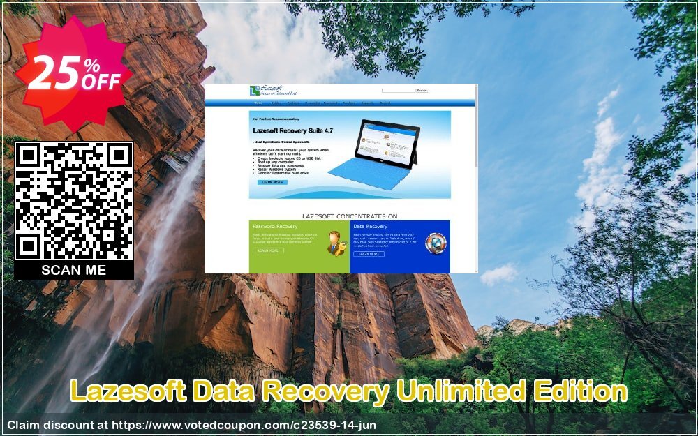 Lazesoft Data Recovery Unlimited Edition Coupon, discount Lazesoft (23539). Promotion: 
