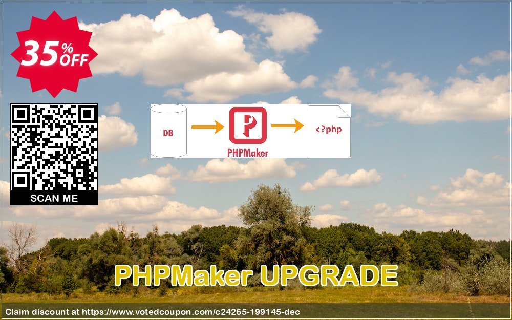 PHPMaker UPGRADE Coupon, discount Coupon code PHPMaker UPGRADE. Promotion: PHPMaker UPGRADE offer from e.World Technology Limited