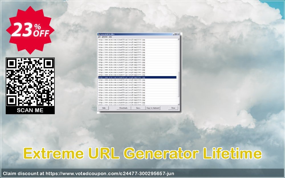 Extreme URL Generator Lifetime Coupon, discount 20% OFF Extreme URL Generator Lifetime, verified. Promotion: Imposing discount code of Extreme URL Generator Lifetime, tested & approved