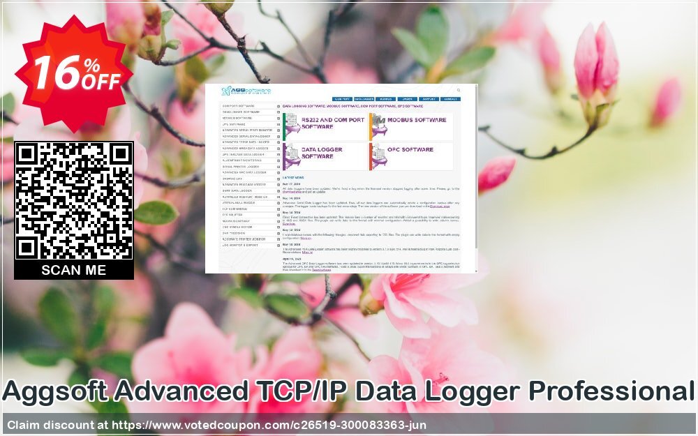 Aggsoft Advanced TCP/IP Data Logger Professional Coupon, discount Promotion code Advanced TCP/IP Data Logger Professional. Promotion: Offer discount for Advanced TCP/IP Data Logger Professional special 