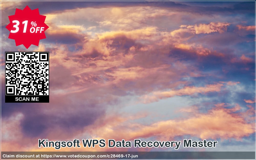 Kingsoft WPS Data Recovery Master Coupon, discount 30%off  for affiliates. Promotion: Kingsoft Data Recovery coupon code for Master