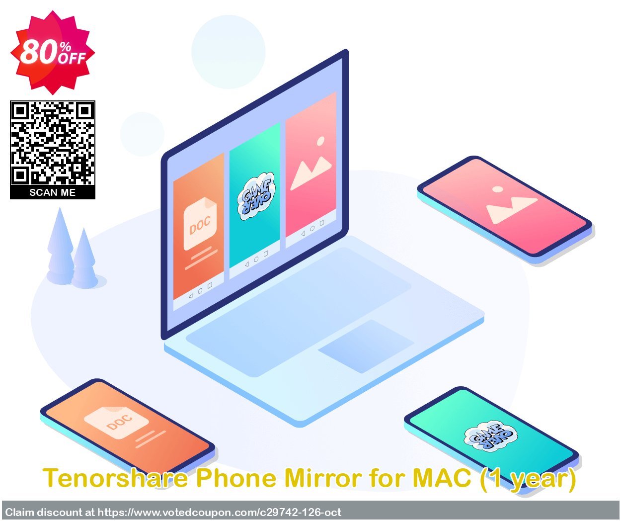 Tenorshare Phone Mirror for MAC, 1 Quarter  Coupon Code Jun 2024, 80% OFF - VotedCoupon