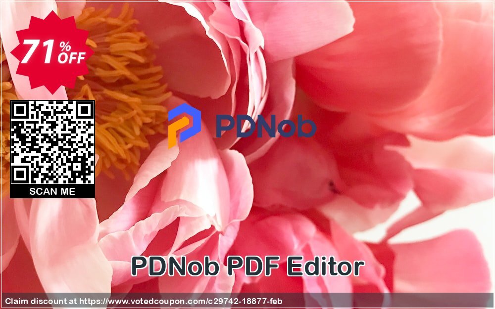 PDNob PDF Editor Coupon Code Feb 2025, 71% OFF - VotedCoupon