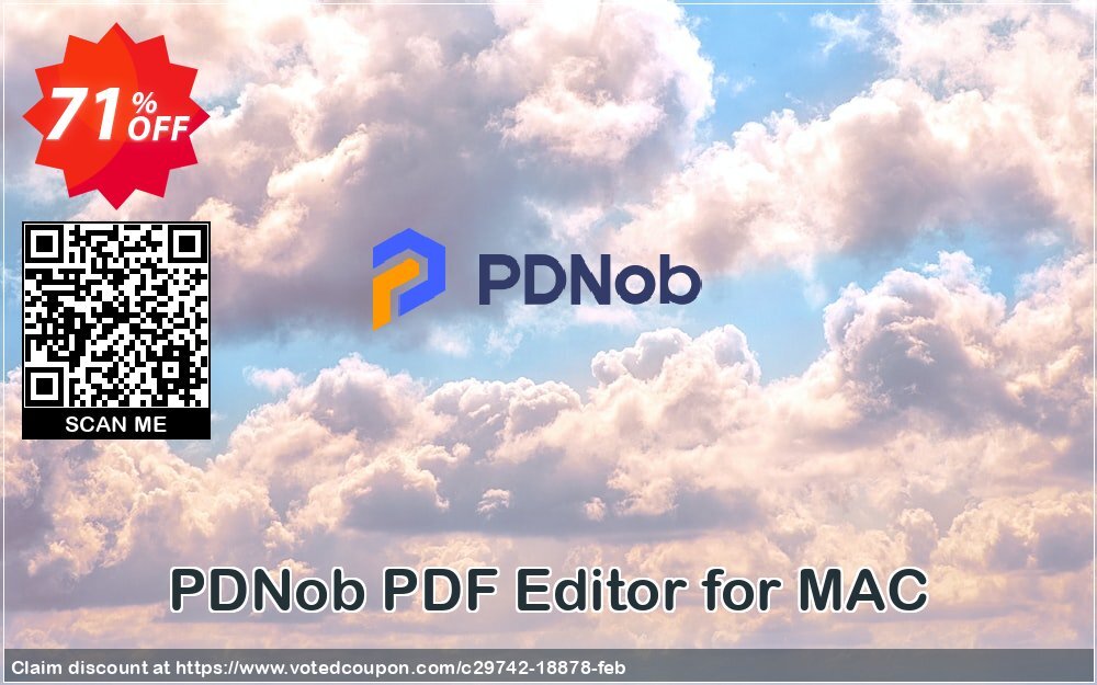 PDNob PDF Editor for MAC Coupon Code Feb 2025, 71% OFF - VotedCoupon