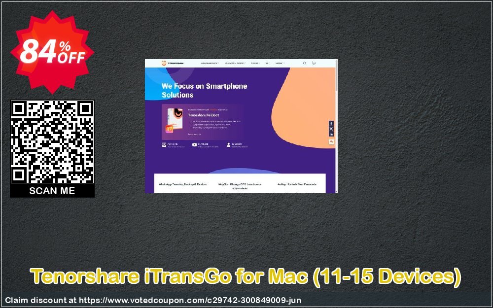 Tenorshare iTransGo for MAC, 11-15 Devices  Coupon Code Jun 2024, 84% OFF - VotedCoupon