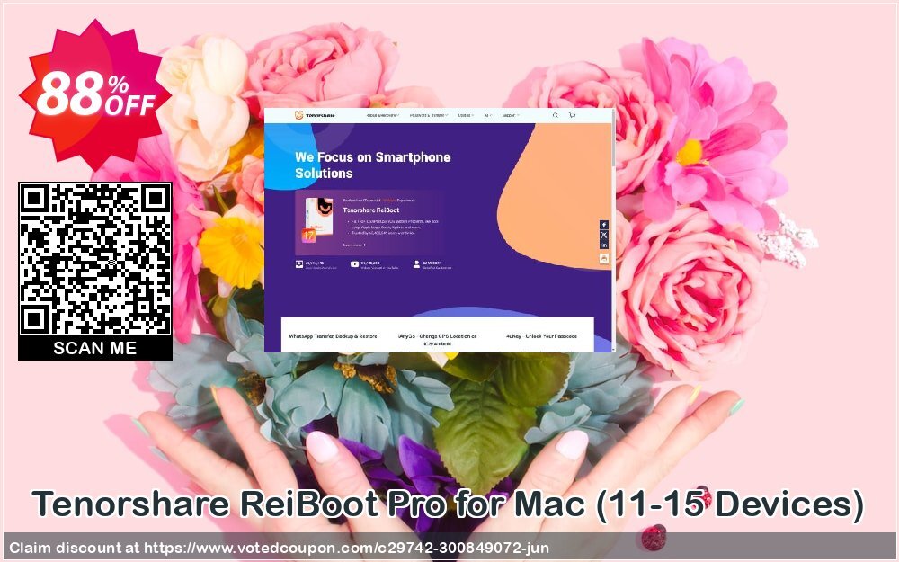 Tenorshare ReiBoot Pro for MAC, 11-15 Devices  Coupon Code Jun 2024, 88% OFF - VotedCoupon