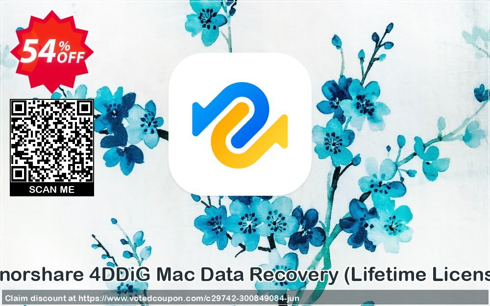 Tenorshare 4DDiG MAC Data Recovery, Lifetime Plan 