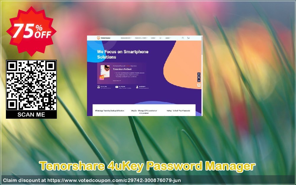 Tenorshare 4uKey Password Manager Coupon Code Jun 2024, 75% OFF - VotedCoupon