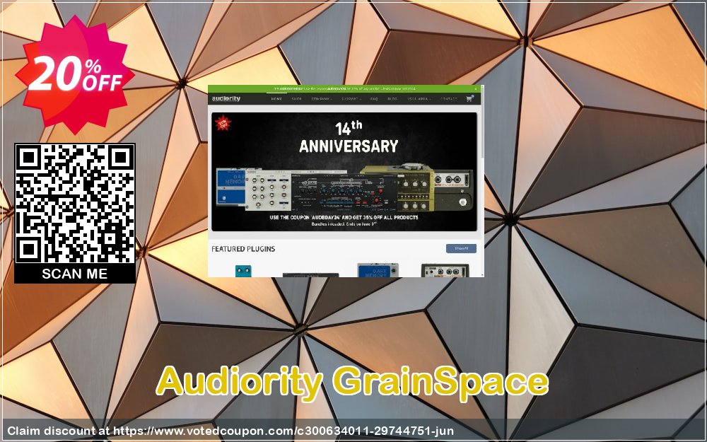 Audiority GrainSpace Coupon, discount Audiority GrainSpace Wondrous promo code 2024. Promotion: Wondrous promo code of Audiority GrainSpace 2024