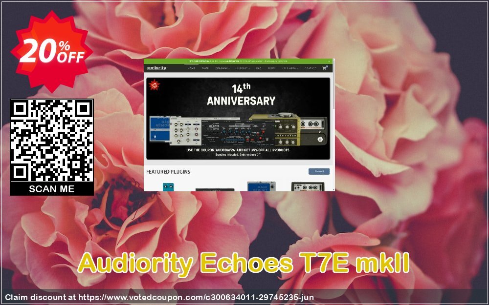 Audiority Echoes T7E mkII Coupon, discount Audiority Echoes T7E mkII Awful discounts code 2024. Promotion: Awful discounts code of Audiority Echoes T7E mkII 2024