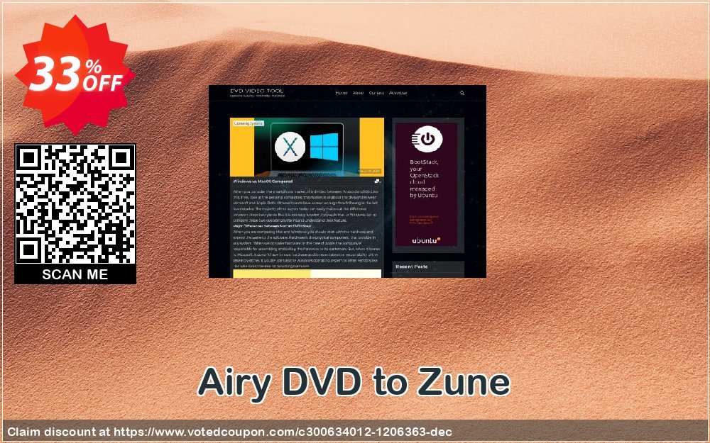 Airy DVD to Zune Coupon, discount Airy DVD to Zune Amazing sales code 2024. Promotion: Amazing sales code of Airy DVD to Zune 2024